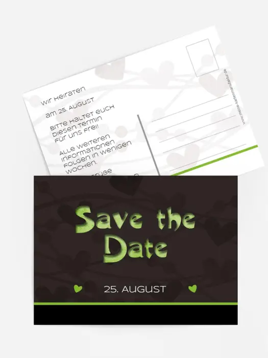Save the Date wilde Herzen Save the Date wilde Herzen