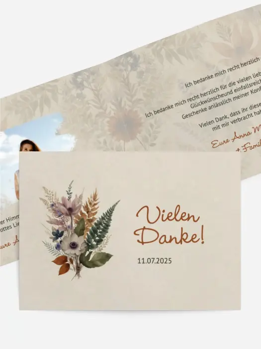 Dankeskarte Konfirmation Heilende Lichter Dankeskarte Konfirmation Heilende Lichter