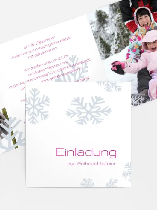 Weihnachtseinladung Privat Schneesturm Weihnachtseinladung Privat Schneesturm