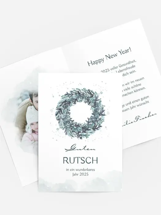 Neujahrskarte Das neue Jahr ist da! Neujahrskarte Das neue Jahr ist da!