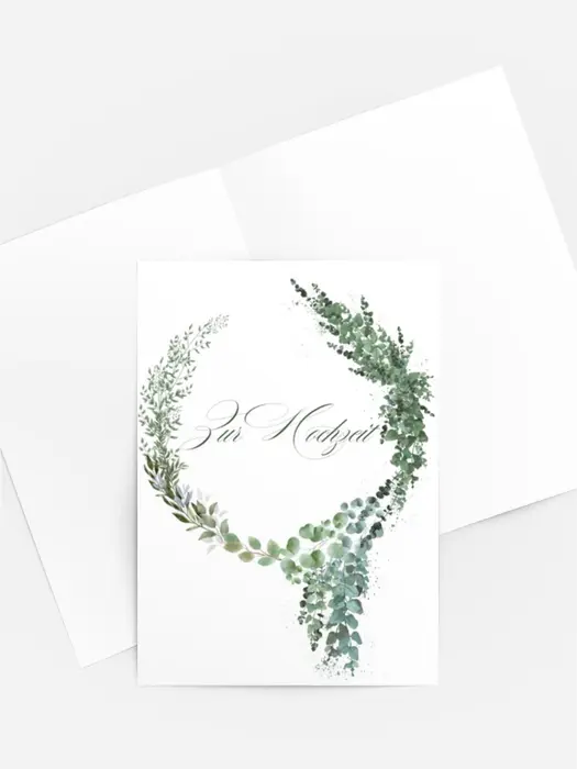 Grüne Hochzeitswünsche