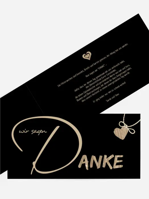 Dankeskarte Hochzeit "natürlich Ja 2" Dankeskarte Hochzeit "natürlich Ja 2"