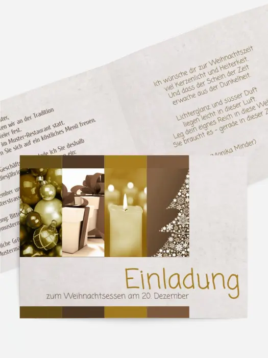 Weihnachtseinladung Geschäftlich Farbklang Weihnachtseinladung Geschäftlich Farbklang
