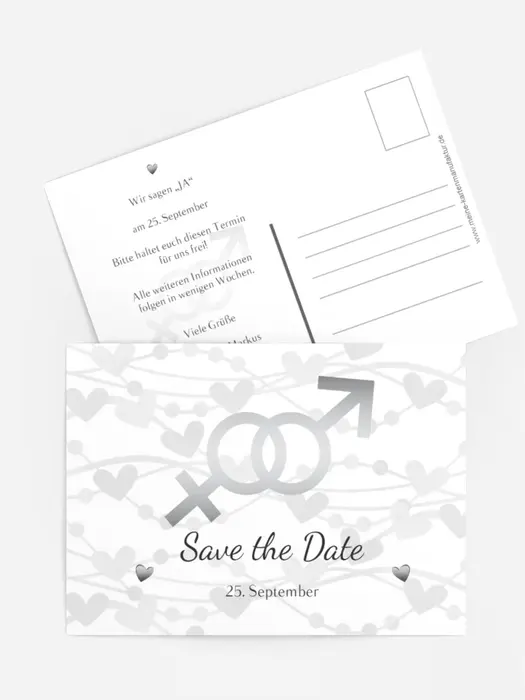 Save the Date Im Zeichen der Liebe Save the Date Im Zeichen der Liebe