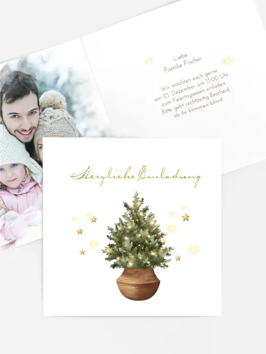 Fotoeinladung Weihnachten Weihnachtsbeleuchtung Fotoeinladung Weihnachten Weihnachtsbeleuchtung
