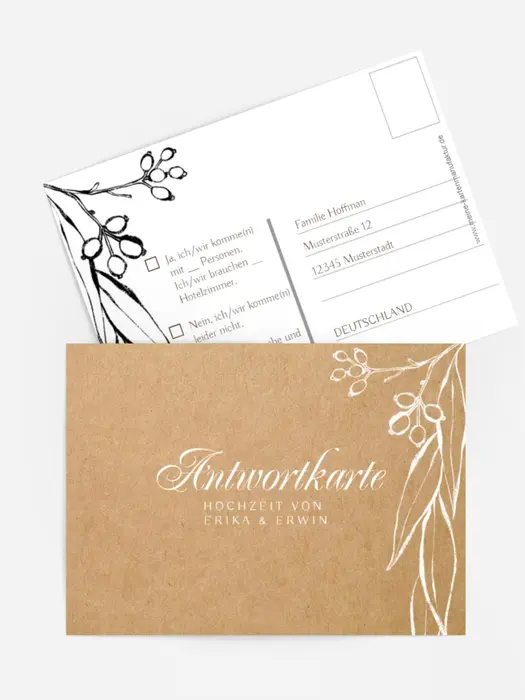 Antwortkarte Goldstaub Antwortkarte Goldstaub
