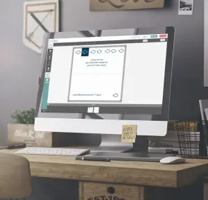 Platzkarte Tischkarte Namenkarte Menükarte am PC gestalten, Motiv Fische