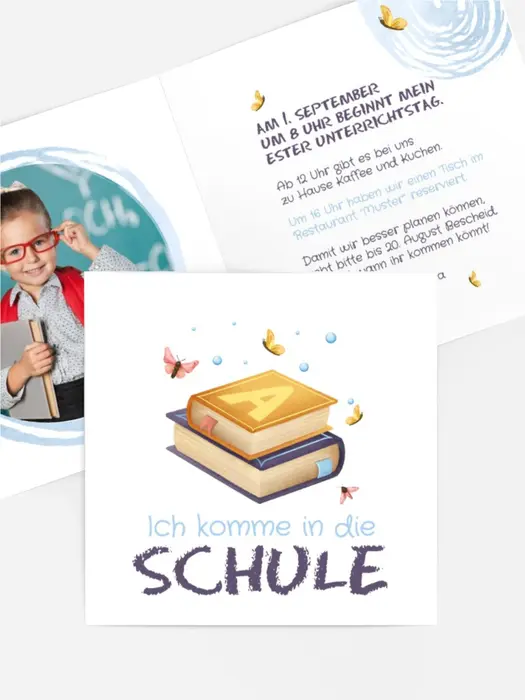 Einladungskarte Einschulung Dinobuch Einladungskarte Einschulung Dinobuch