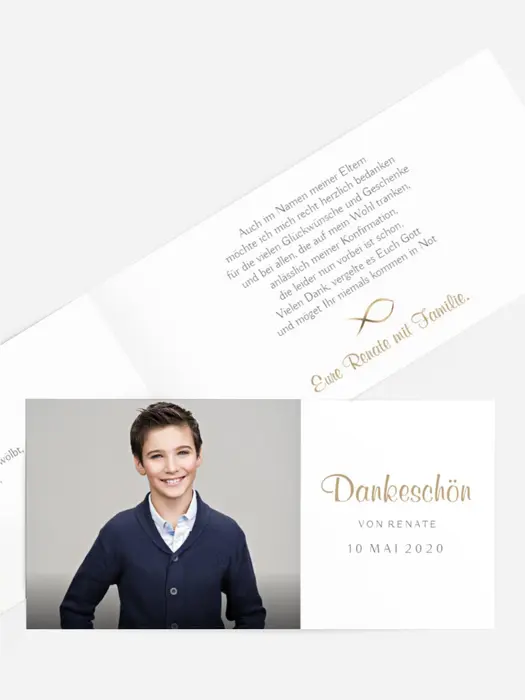 Dankeskarte Konfirmation Mercy Dankeskarte Konfirmation Mercy