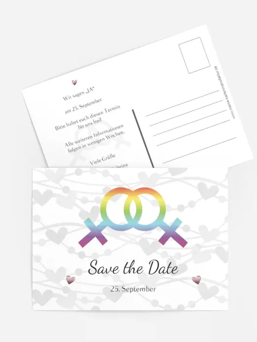 Save the Date Im Zeichen der Liebe - Frauen Save the Date Im Zeichen der Liebe - Frauen
