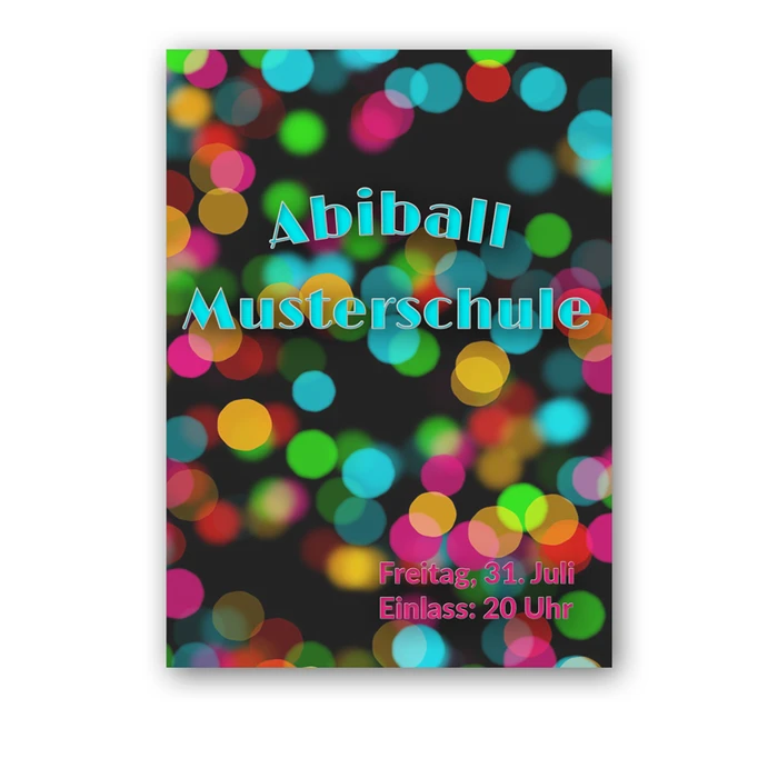 Ballkarten A6 hoch
