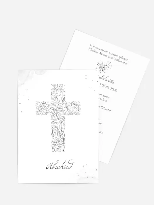 Trauerkarte Gottes Bund Trauerkarte Gottes Bund