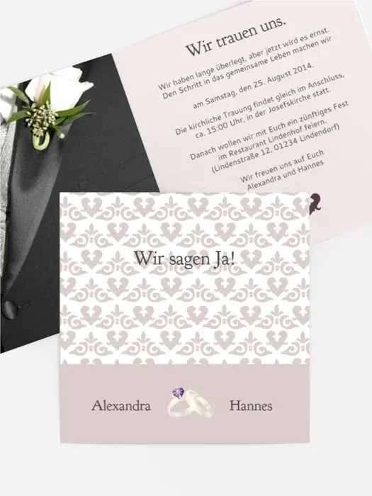Ornament mit Herz Ornament mit Herz