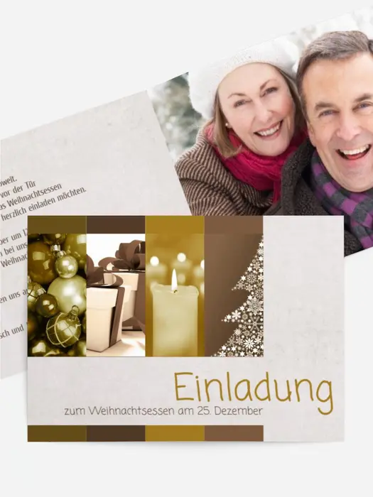 Weihnachtseinladung Privat Farbklang Weihnachtseinladung Privat Farbklang