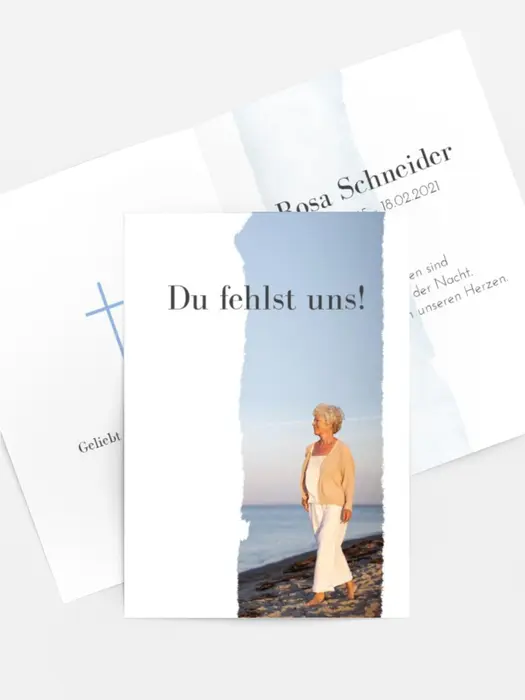 Sterbebildkarte Fotoseite Sterbebildkarte Fotoseite