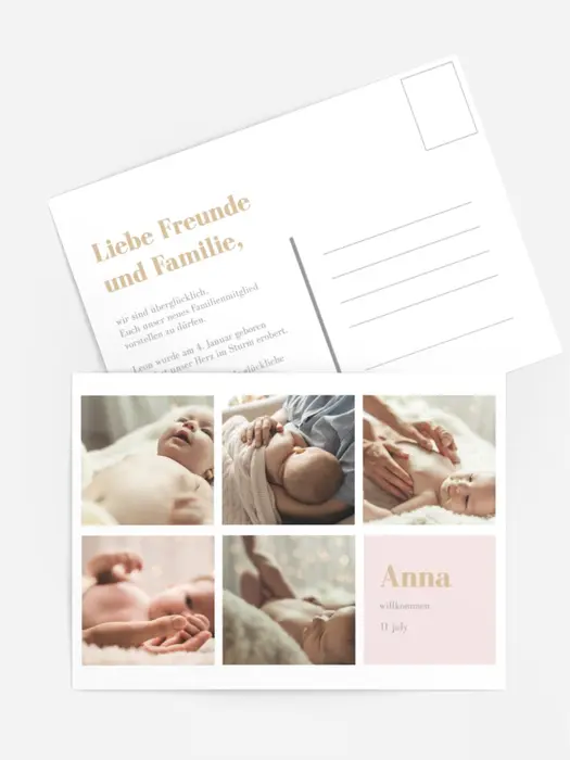 Babykarte Neuer Mensch Babykarte Neuer Mensch