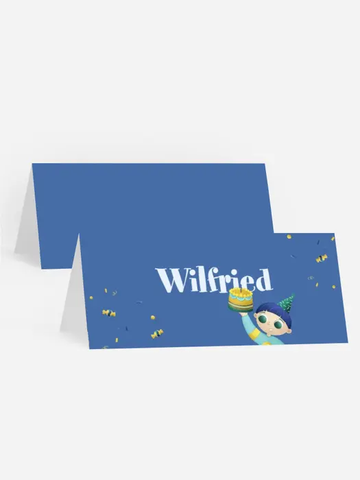 Tischkarte Geburtstag  Lustige Freunde