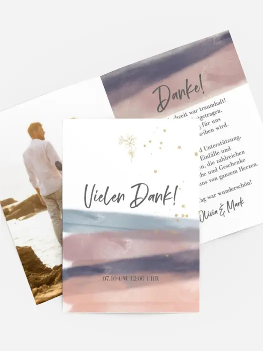 Dankeskarte Wüstenlichter Dankeskarte Wüstenlichter