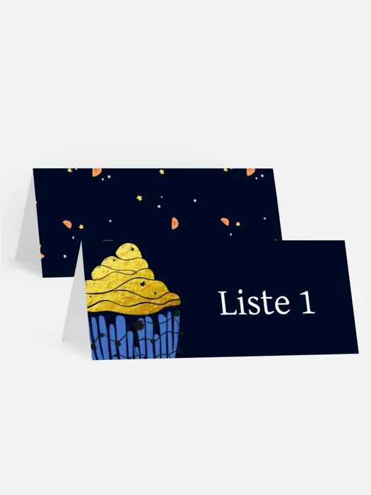 Tischkarte Geburtstag Cupcake Tischkarte Geburtstag Cupcake