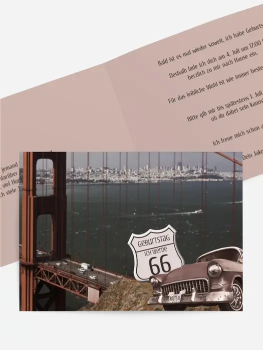Einladungskarte zum Geburtstag old bridge Einladungskarte zum Geburtstag old bridge