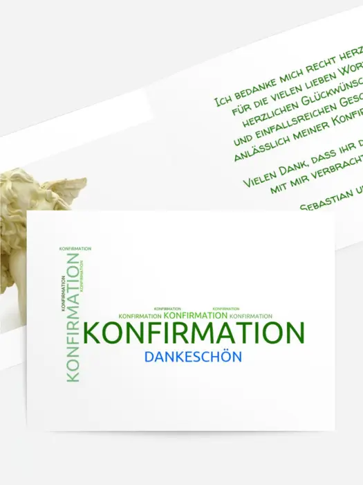 Dankeskarte Konfirmation Script Dankeskarte Konfirmation Script