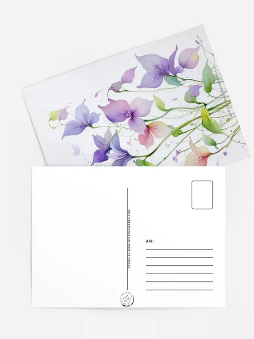 Lilablüten ohne Lettering