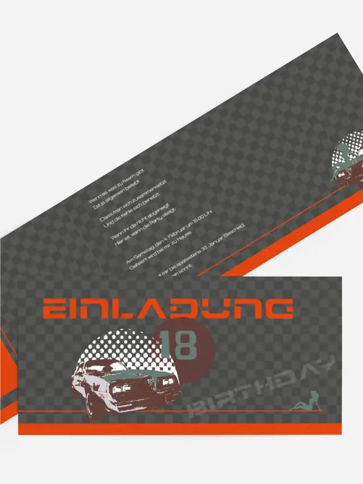Einladung zum car 18 Einladung zum car 18