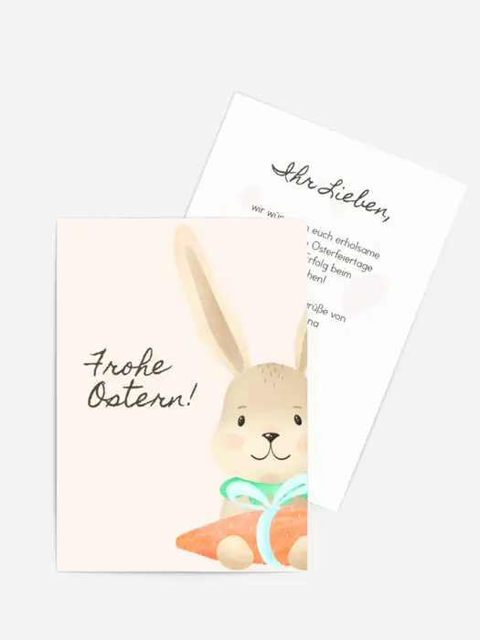 Hase und Karotte