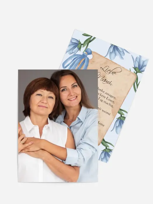 Grußkarte zum Muttertag Brief an die Mutter Grußkarte zum Muttertag Brief an die Mutter