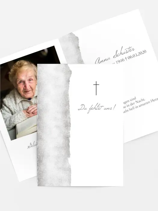 Sterbebildkarte Geradlinig Sterbebildkarte Geradlinig