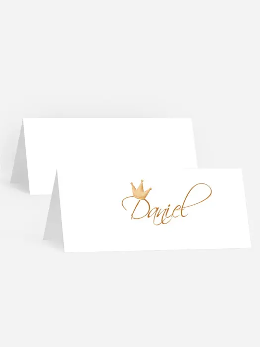Tischkarte Taufe Für eine kleine Prinzessin Tischkarte Taufe Für eine kleine Prinzessin