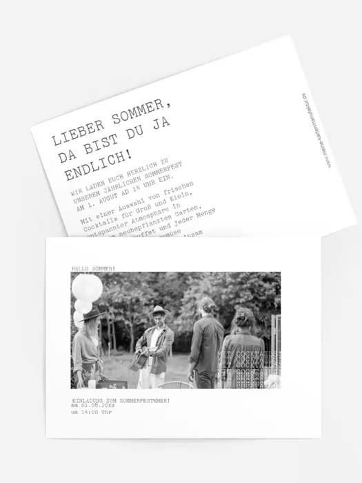 Sommerfest Einladung Sommerfreude Sommerfest Einladung Sommerfreude