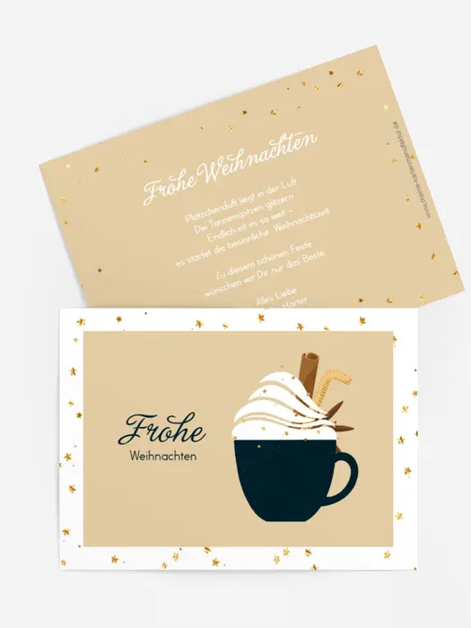 Grußkarte Weihnachten Weihnachtsköstlichkeiten Grußkarte Weihnachten Weihnachtsköstlichkeiten