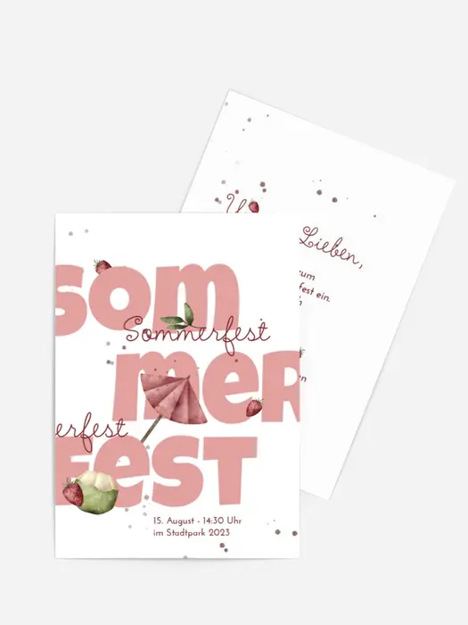 Sommerfest Einladung Der lang erwartete Sommer Sommerfest Einladung Der lang erwartete Sommer