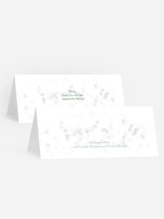 Tischkarte Weihnachten Schriftkugel Tischkarte Weihnachten Schriftkugel