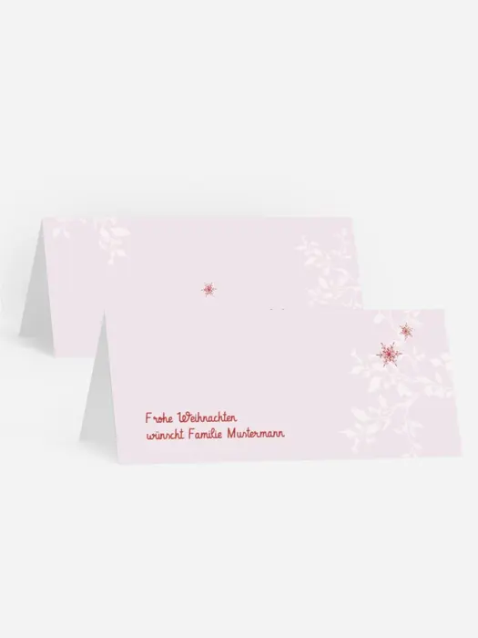 Weihnachtstischkarte Deko Weihnachtstischkarte Deko