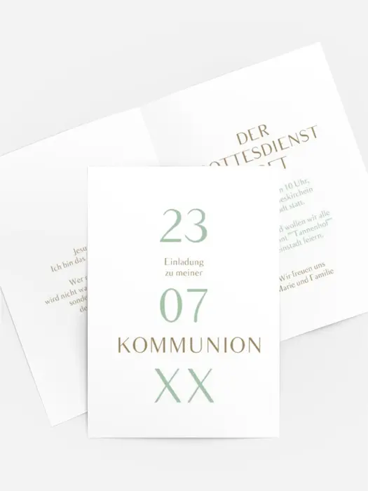 Einladungskarte Kommunion Heilige Seele Einladungskarte Kommunion Heilige Seele