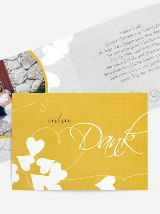 Dankeskarte Hochzeit "Ewiges Band" Dankeskarte Hochzeit "Ewiges Band"