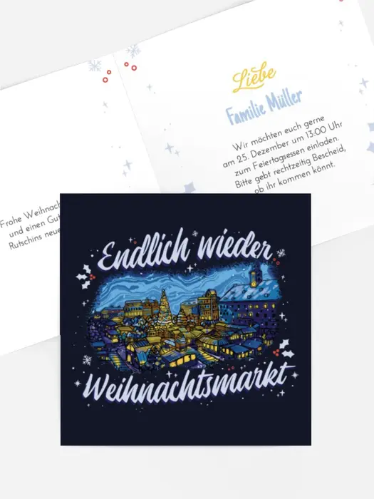 Einladung Weihnachten Sternenklare Nacht Einladung Weihnachten Sternenklare Nacht