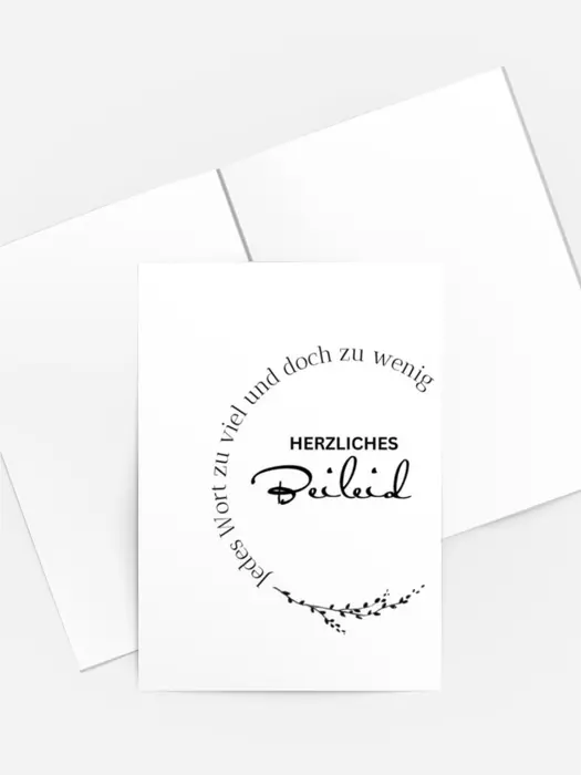 Herzliches Beileid