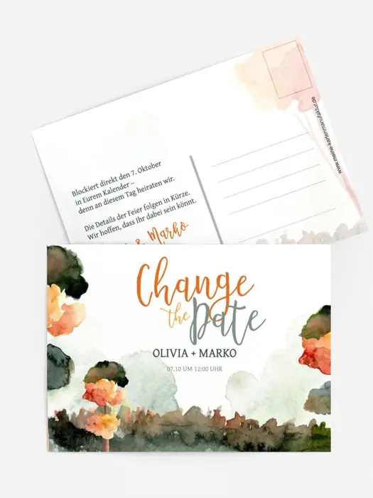 Change the Date Blumenflecken Change the Date Blumenflecken