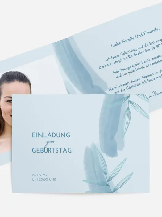 Geburtstagseinladung  Zerbrechlichkeit