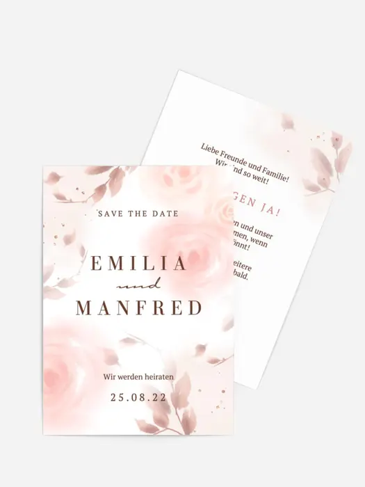 Save-the-Date aquarall Natur Save-the-Date aquarall Natur