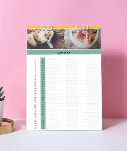Unser Küchenkalender mit Fotos 2026 selbst gestalten
