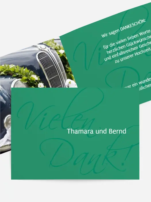 Dankeskarte Hochzeit "Liebesbrief" Dankeskarte Hochzeit "Liebesbrief"