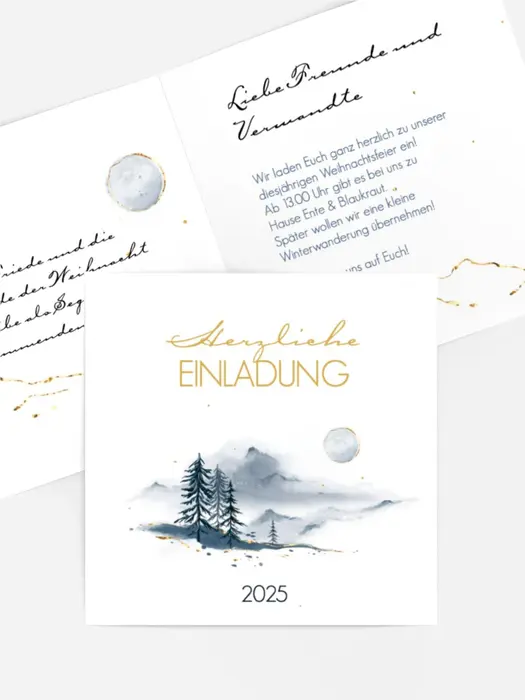 Weihnachtseinladung Heiliger Abend Weihnachtseinladung Heiliger Abend