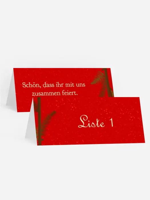 Weihnachtstischkarte Morgen, Kinder, wird's was geben Weihnachtstischkarte Morgen, Kinder, wird's was geben