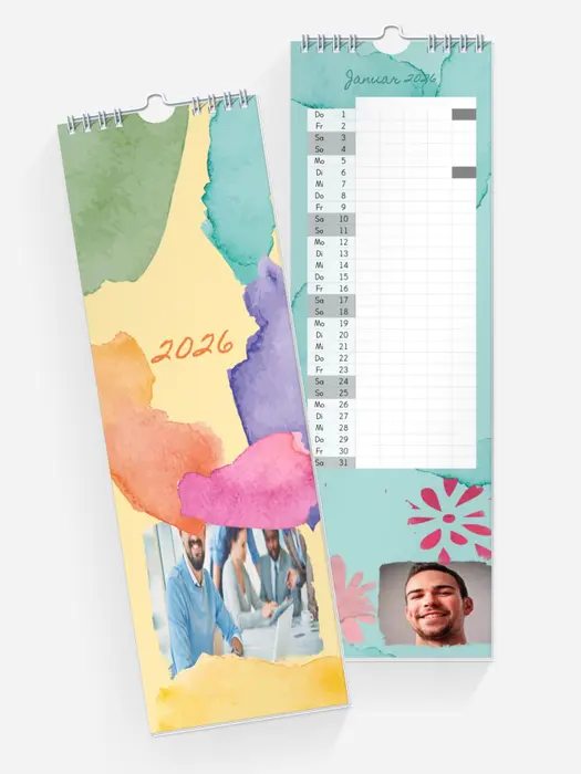 Küchenkalender bunt gemischt