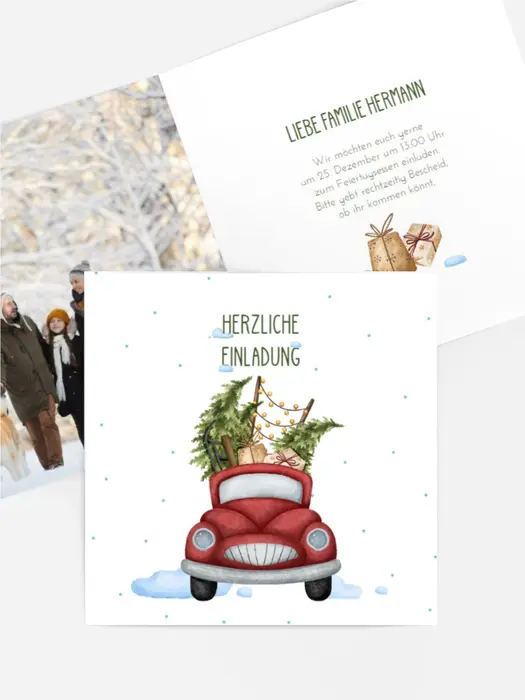 Fotoeinladung Weihnachten Weihnachtsreise Fotoeinladung Weihnachten Weihnachtsreise