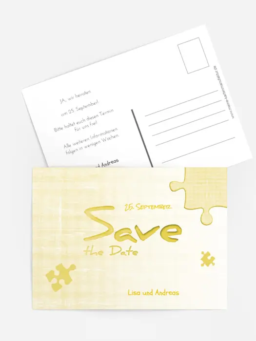 Save the Date Puzzle Save the Date Puzzle
